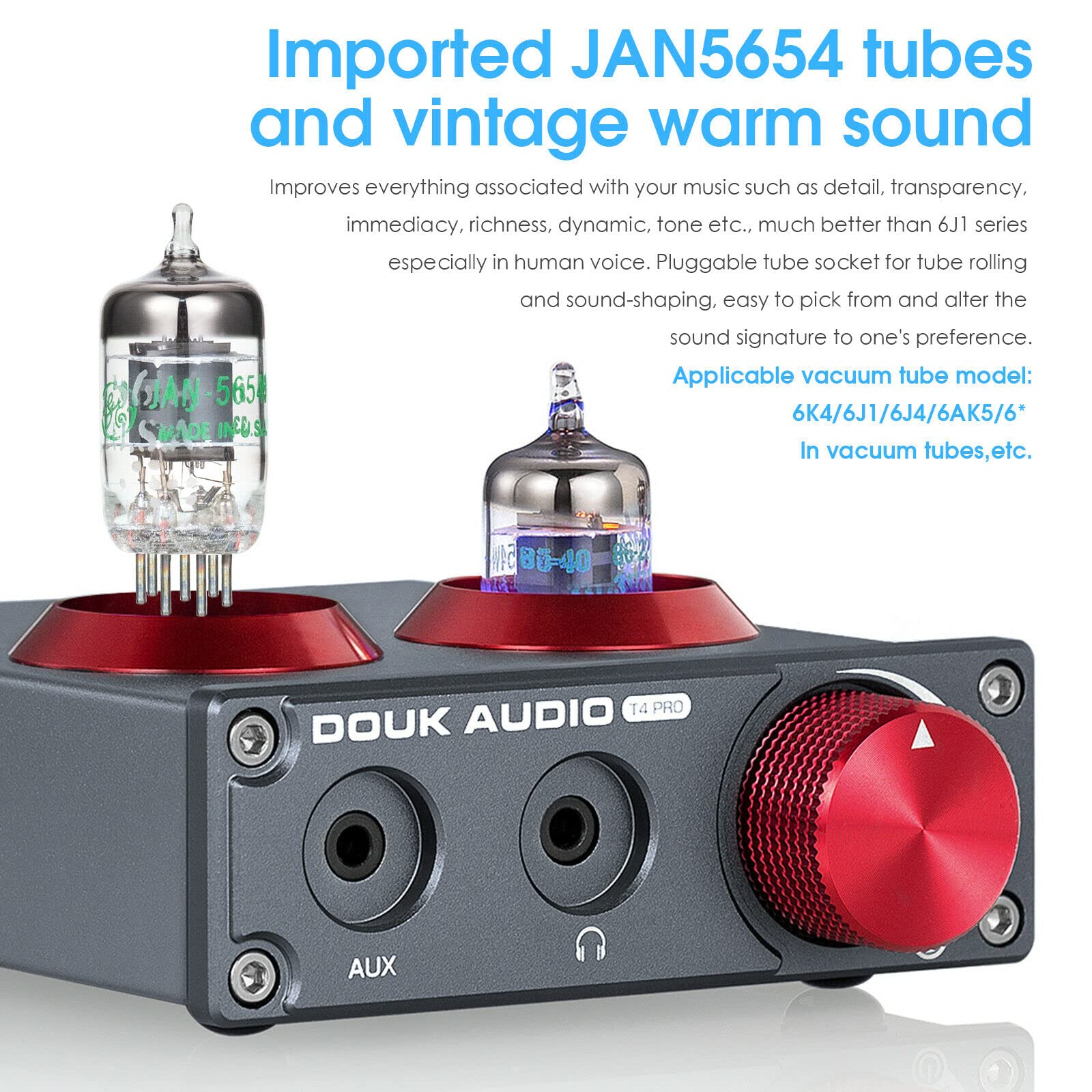 Amazon.co.jp: Douk Audio T4 PRO 真空管フォノプリアンプ、MMターン